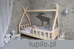 Bett TIPI Haus Kiefernholz 140x80 cm