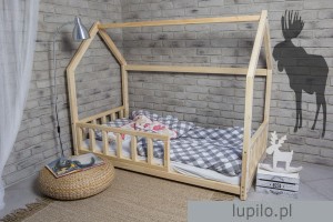 Bett HAUS mit abnehmbaren Barrieren 180x80 cm
