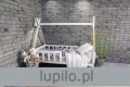 łóżko domek tipi dwukolorowe