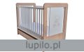 Łóżeczko dziecięce - Pluszowy Miś - dąb królewski - z szufladą